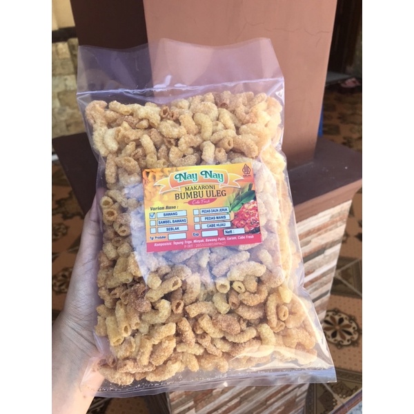 

Makaroni Nay Nay Bumbu Uleg Rasa Bawang Original 250gram