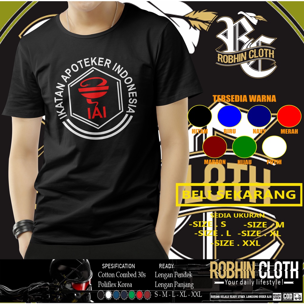 Kaos Ikatan Apoteker Indonesia Logo Baju Distro