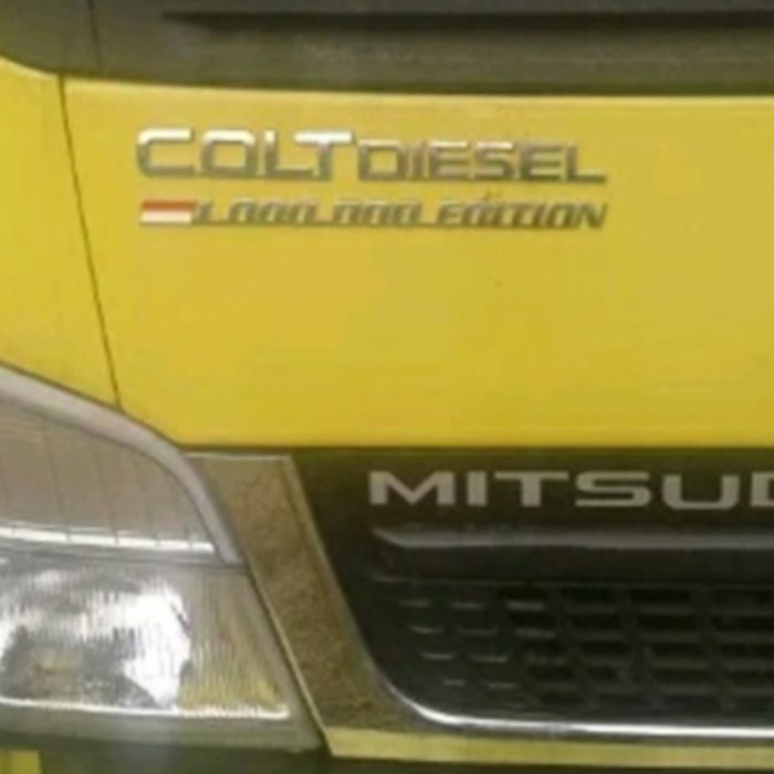 Logo Mobil Emblem Set Fuso 1 Juta Edition Canter Colt Diesel Harga 4Pc Termurah