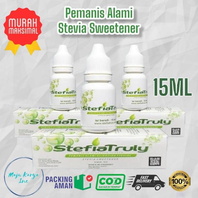 

Gula Stefia Truly / pemanis alami stevia / Gula tetes 15 ml