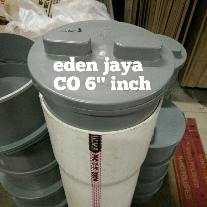 TUTUP SEPTIC TANK 6" Inch/ CLEAN OUT /CO Dop Drat (Ada jual Pipa)