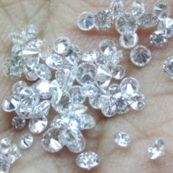 Berlian Asli Natural Diamond Tabur Putih Eropa 2.5Mm Gugur 20 15 Murah