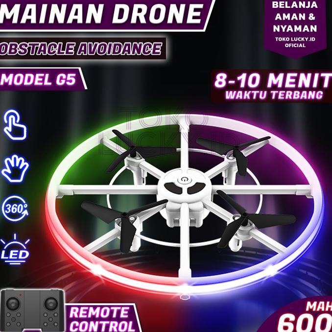 Drone Mainan Mini Remote Control Ufo Light Colorful Rc