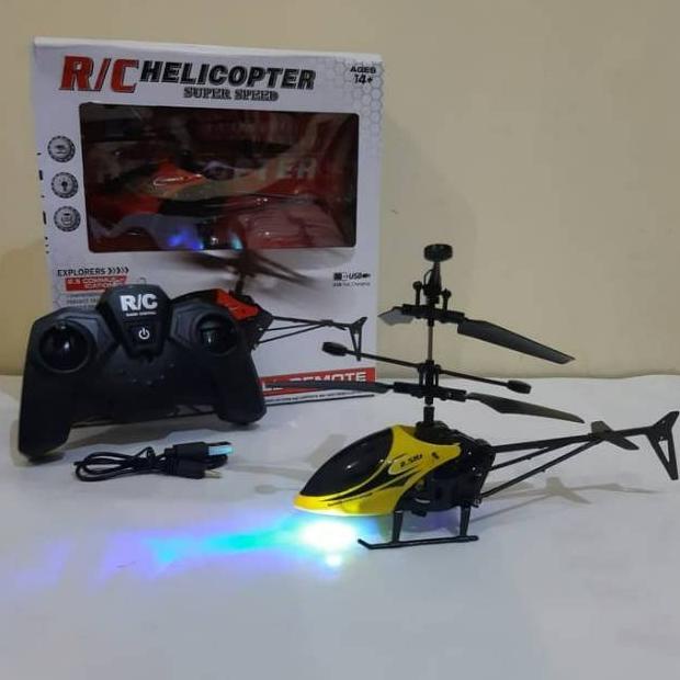Mainan Helikopter Remote Control Cas- Mini Helicopter Rc Sensor Tangan