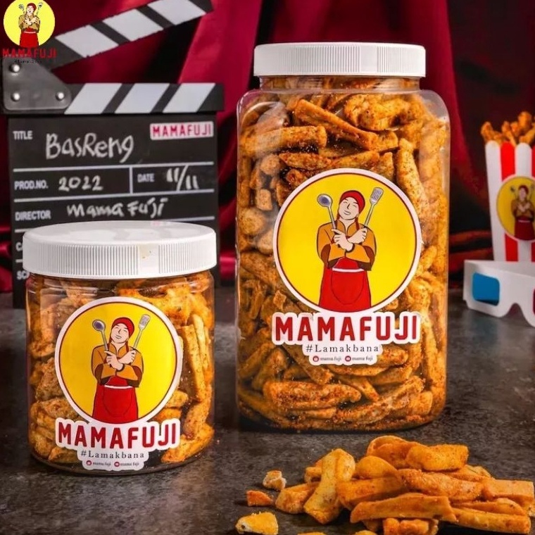 

Wow Murah Meriah.. (TOP.1)Mamafuji - Basreng 4Varian pedas 850Gram PNL 88A