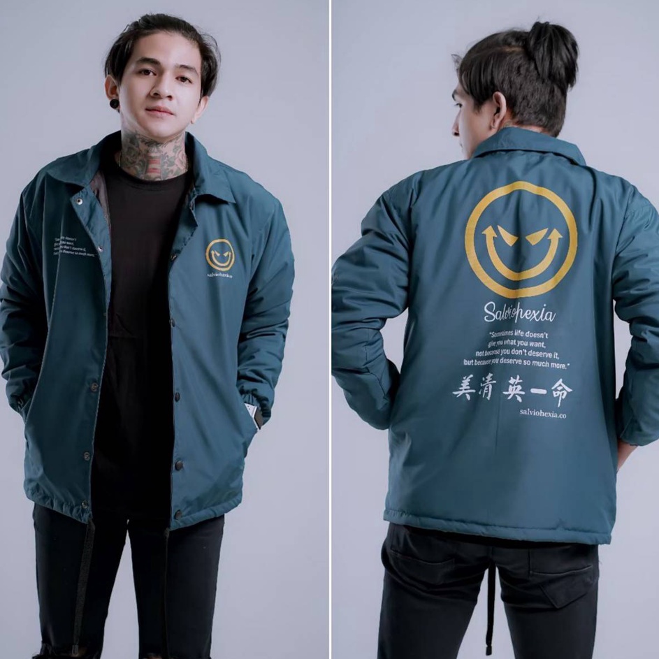 12.12 MALL Jaket Coach Pria Original Salvio Hexia - Jaket Windbreaker Parasut serbuuu 