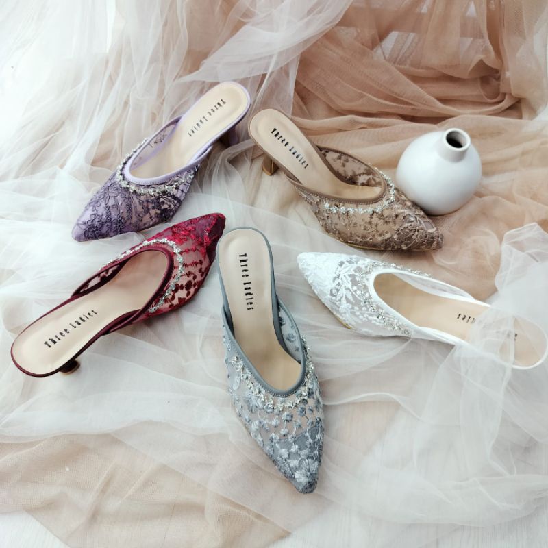 HAZEL heels 7CM sendal wanita l wedding shoes