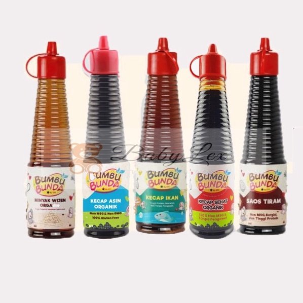 

Kecap Sehat Organik Bumbu Bunda Kecap MPASI Anti GTM SAOS TIRAM - MINYAK WIJEN - KECAP IKAN NON MSG Bayi SAUS TIRAM MPASI Slow Cooker SAUS TIRAM