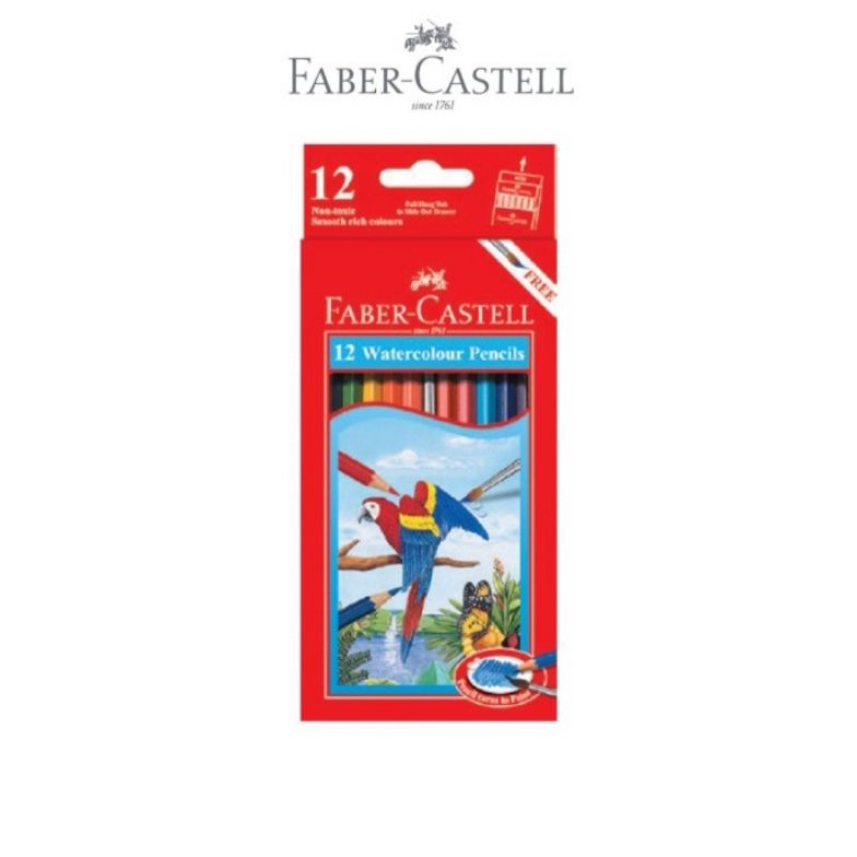 

Ready stock Pensil 12 Warna Panjang Faber Castell 114462 Watercolour Pencils IEM