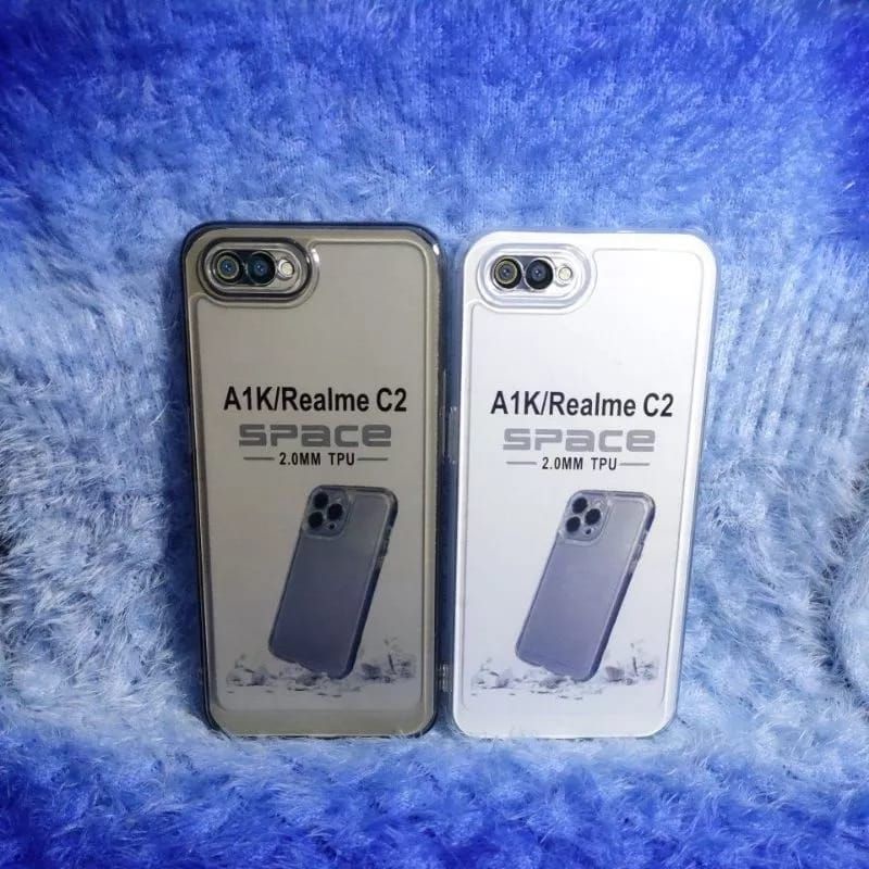 Softcase Casing OPPO A1K Selikon Bening Trasparan Pelindung belakang HP+Camera
