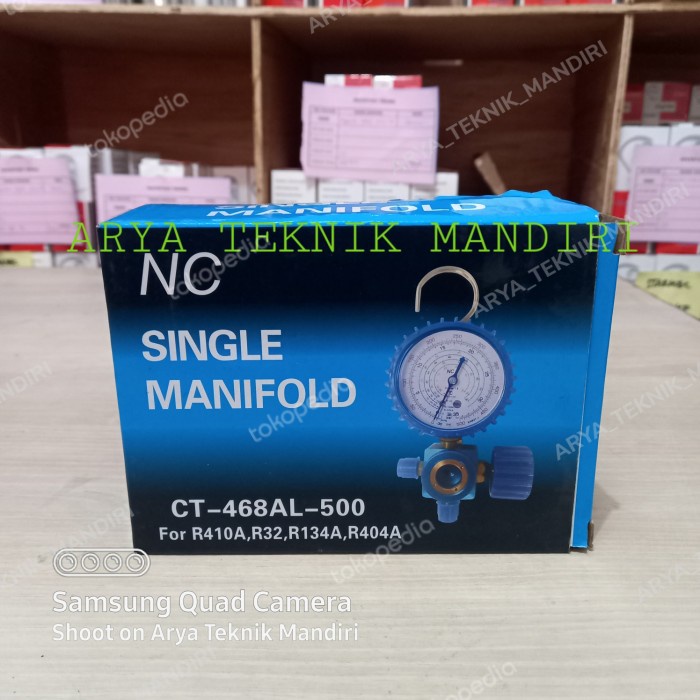 FLASH SALE MANIFOLD AC SINGLE HIGH NC R32 R410 R22 R134A 500PSI TERBARU