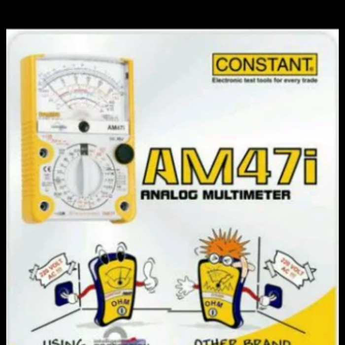 MUST HAVE CONSTANT AM47I ANALOG MULTIMETER MULTITESTER AM-47I AM47 AM-47 ASLI OR TERLARIS