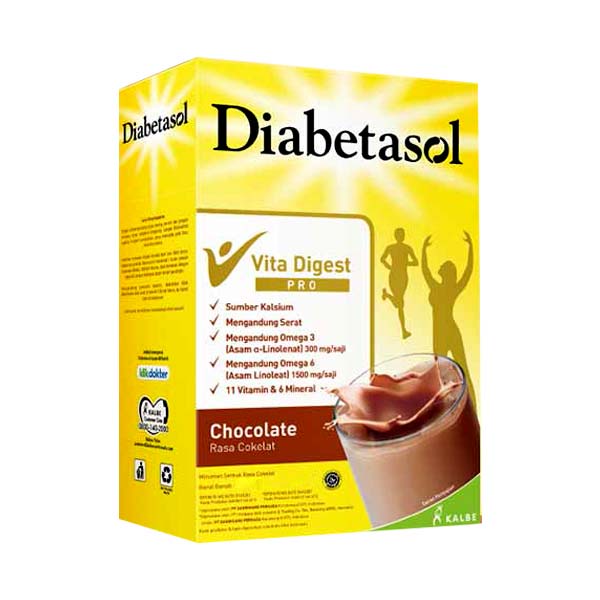 Promo Harga Diabetasol Special Nutrition for Diabetic Chocolate 600 gr - Shopee