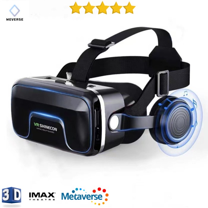Terlaris Shinecon 10.0 Virtual Reality Glasses Metaverse Vr Box With Headphone