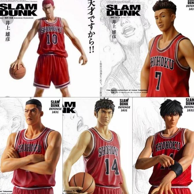 Figure Slamdunk Sakuragi Rukawa Akagi Mitsui Miyagi