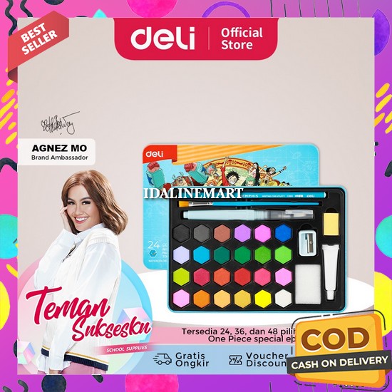 

Water Color Set Cat Lukis Kanvas Lengkap Semua Warna Murah Dan Bagus Cat Air Lukis Lengkap Watercolour Painting Watercolor Set Art Padat Cair Cat Air Anak Set Lengkap Non Toxic Tidak Beracun Deli Watercolor Painting / Set Cat Air Padat One Piece Gratis