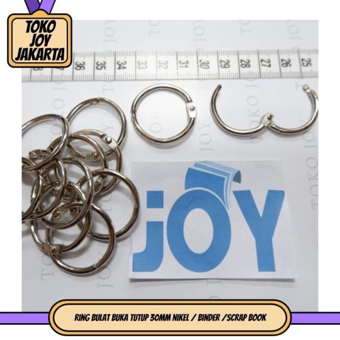 

100PCS RING BINDER 30MM RING BUKA TUTUP MEKANIK 3CM