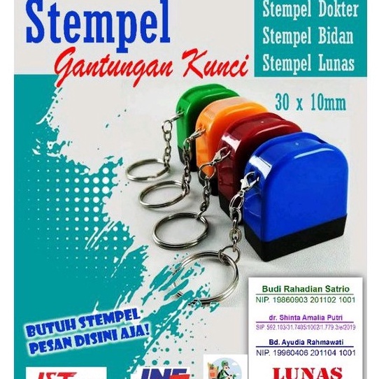 

EDF stempel nama/stempel dokter/ ➫Terkini