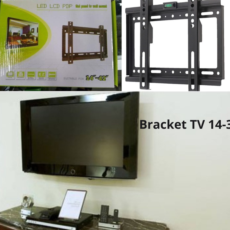 BRACKET TV DINDING / BRACKET TV LED-LCD 14''-32''