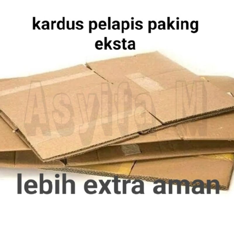 

kardus pengaman extra Tambahan lapisan paking lebih aman