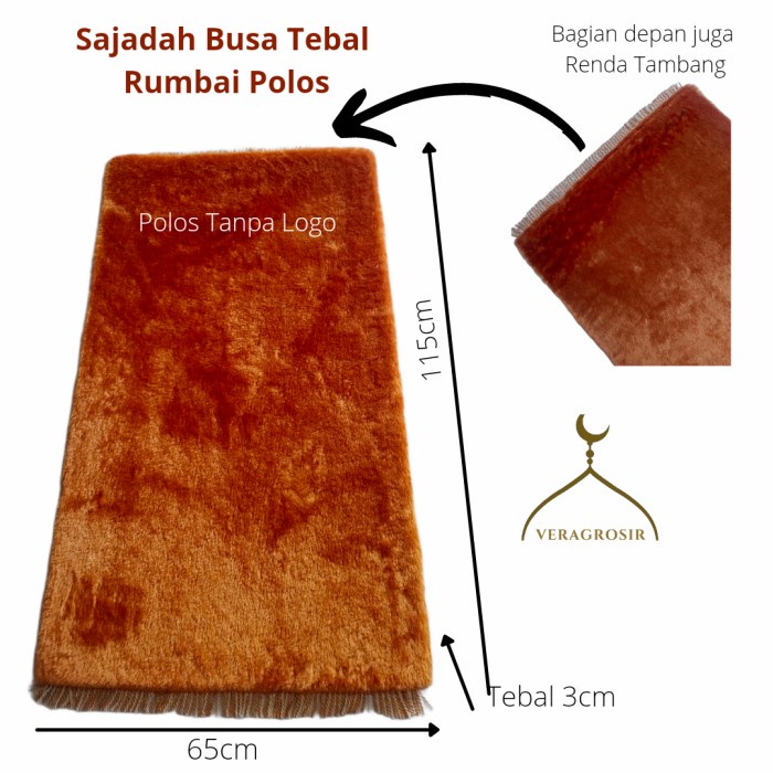 Terlaris Sajadah Sajadah Polos Tebal Empuk Dewasa Sajadah Bulu