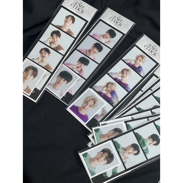 [READY STOCK] exo fanmeeting exoclock 4cut photo + id photo