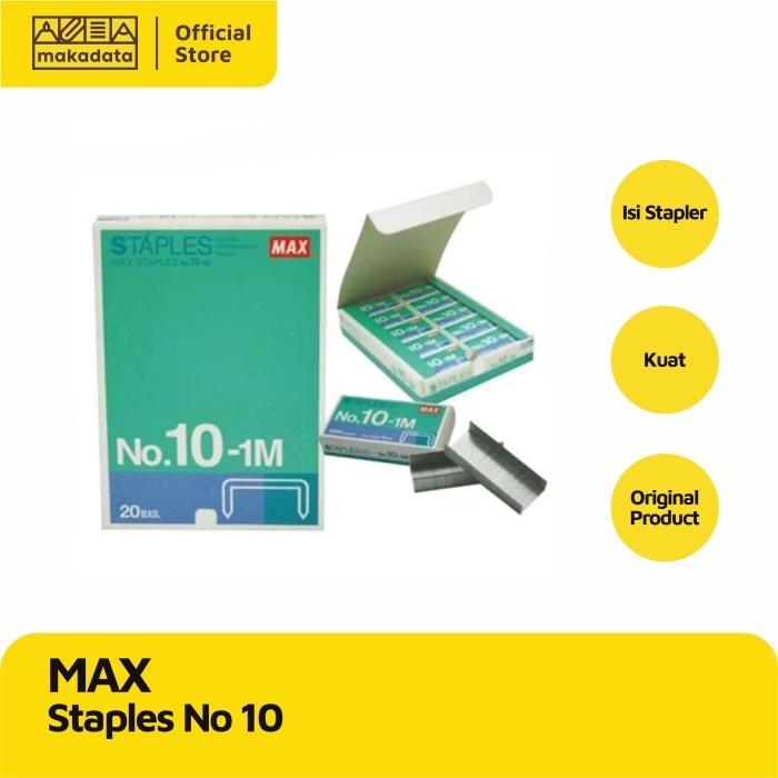 

MURAH Max Isi Staples No 10 MURAH l Isi Staples GROSIR MURAH