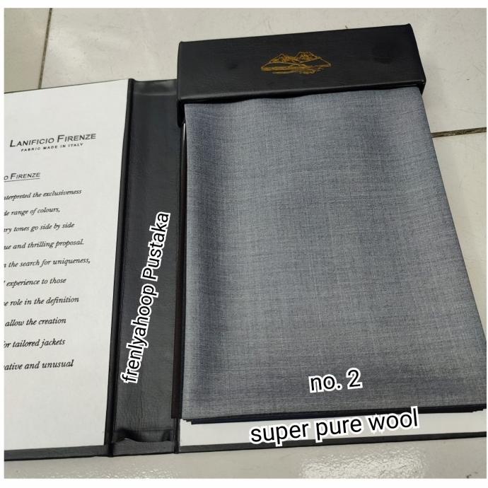 Kain super wool 120's Lanificio Firenze / Bahan pure wool stelan jas