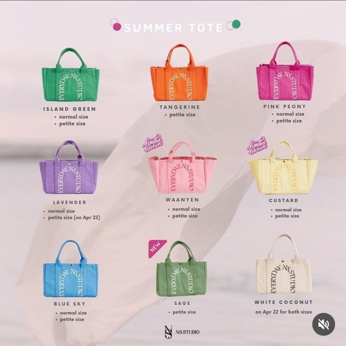 [Ori New] Ns Studio Petite Summer Tote | Ready Stock