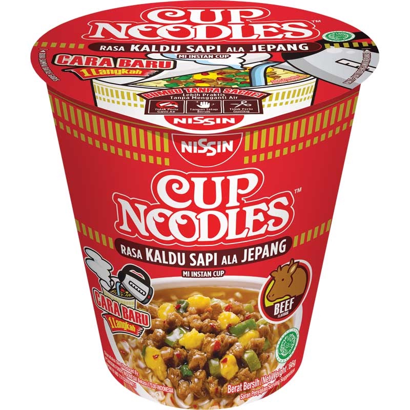 

NISSIN Cup Noodles Kaldu Sapi Cup 66 g