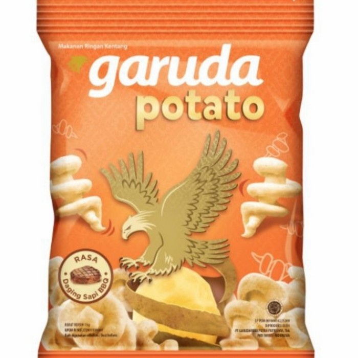 

garuda Potato Daging Sapi BBQ 54 g
