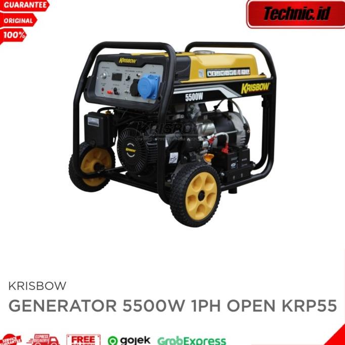 Krisbow Genset Bensin 5500 W Krp55 Generator Listrik Krisbow 5500 Watt Original