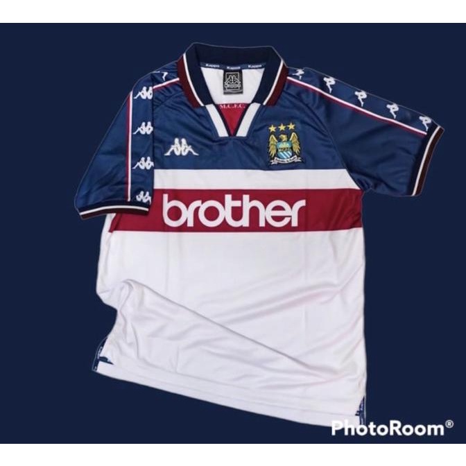 Man city away 97 retro jersey