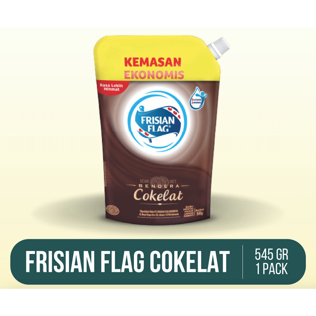 

Susu Kental Manis Frisian Flag Kemasan ekonomis coklat 545 Gr