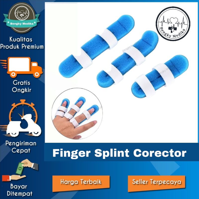 Finger Splint Korektor Jari  Pelindung Jari   Finger support  Brace Splint