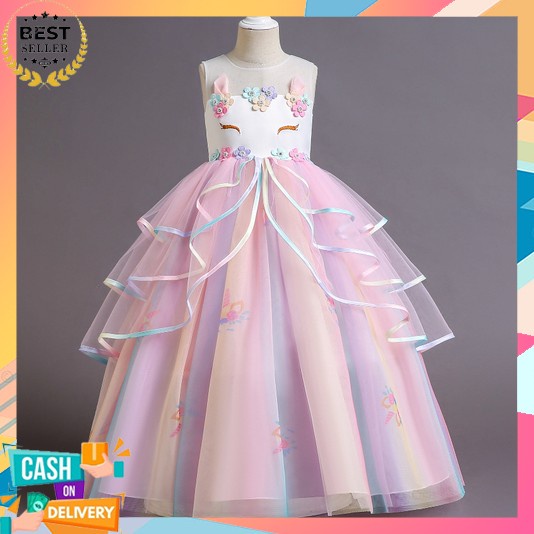 Dress Anak Perempuan 3 4 Tahun 2 5 6 1 7 8 Cewek Umur 9 12 Thn  Baju Kostum Karakter Mermaid Spiderm