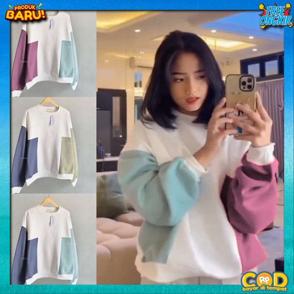 Bahan Premium Jaket Siter Basic Wanita Sweater Style Import Hoodie Trendy Kece Sweeter Best Seller S