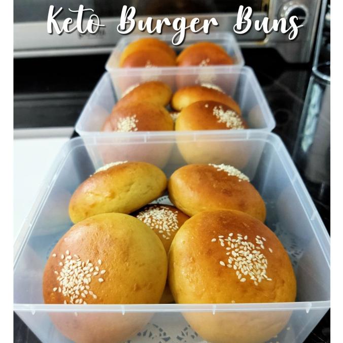 

Roti Keto Burger Buns 5 pcs (roti keto bulat tanpa isi)