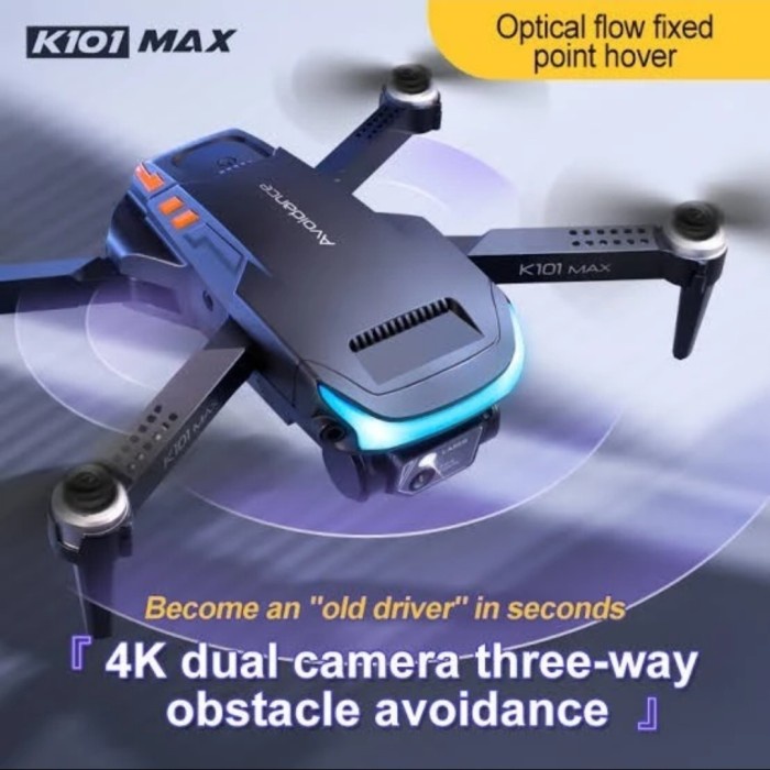 LSRC XT9 OPTICAL FLOW DUAL HD KAMERA 4K DRONE ANTI NABRAK 360 V K7 PRO ORIGINAL