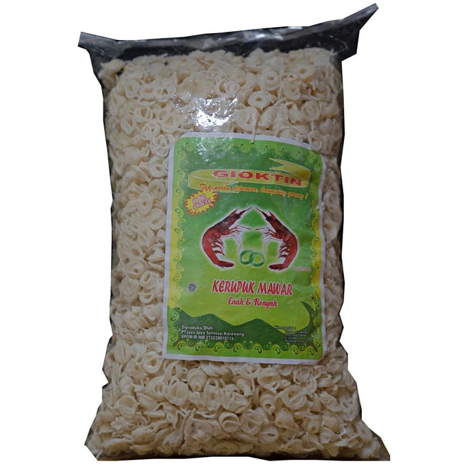 

Gioktin Kerupuk Mawar Sipral Putih [ crackers / kerupuk ]