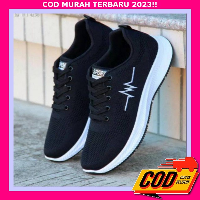 Sepatu Wanita Kekinian Terbaru 2023 Sneaker Hitam Spatu Wanita Korea Sepatu Sneakers Wanita Import S