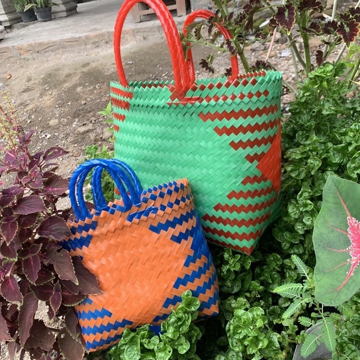 ➨Promo TNQ7K READY STOCK ❗️Tas Anyaman Plastik KACA KECIL SEDANG JUMBO SUPER JUMBO MURAH Untuk Hampe