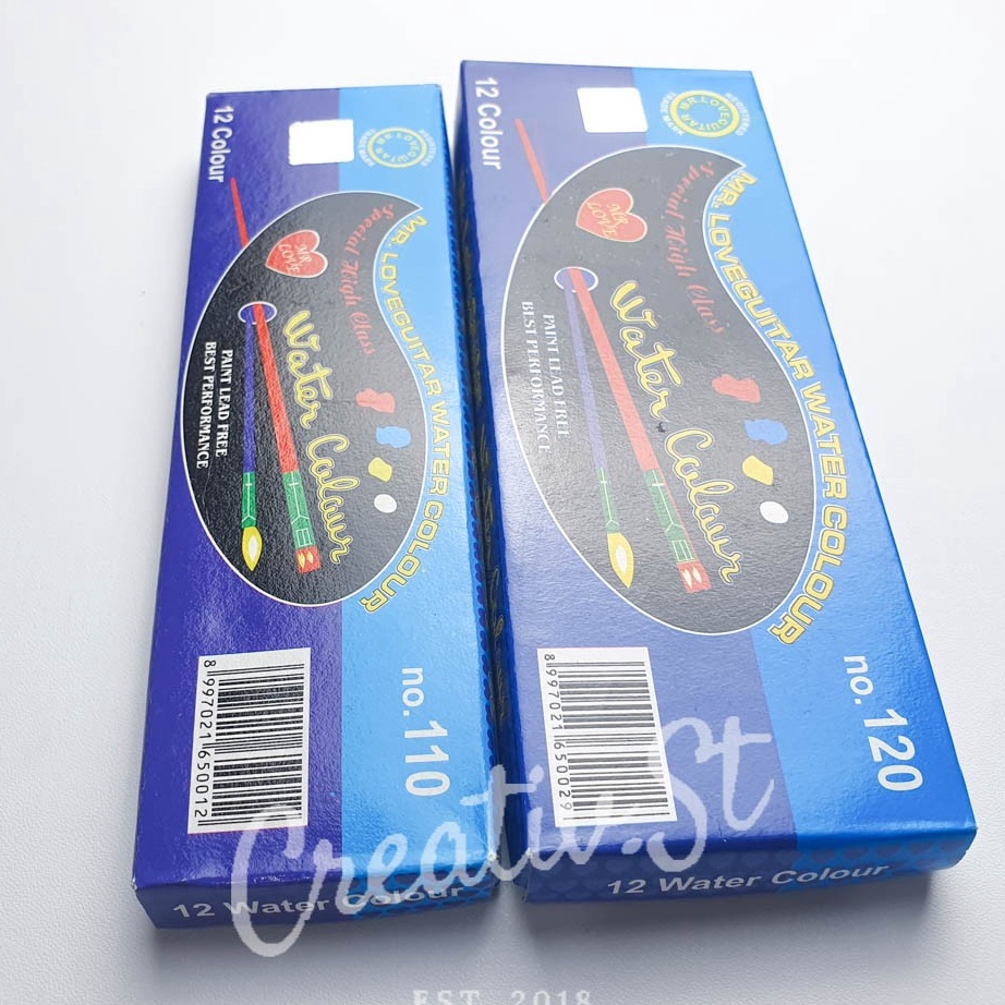 

✶Terbatas✼➨ W7LIU Cat Air Mr. Love Guitar No 110 / 120 Set Paint Lukis Watercolor D58 ✺Seller