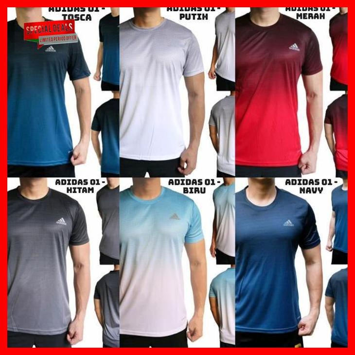 [ BAJU TENIS LAPANGAN PRIA IMPORT ADIDAS ] aeleashaadasa_