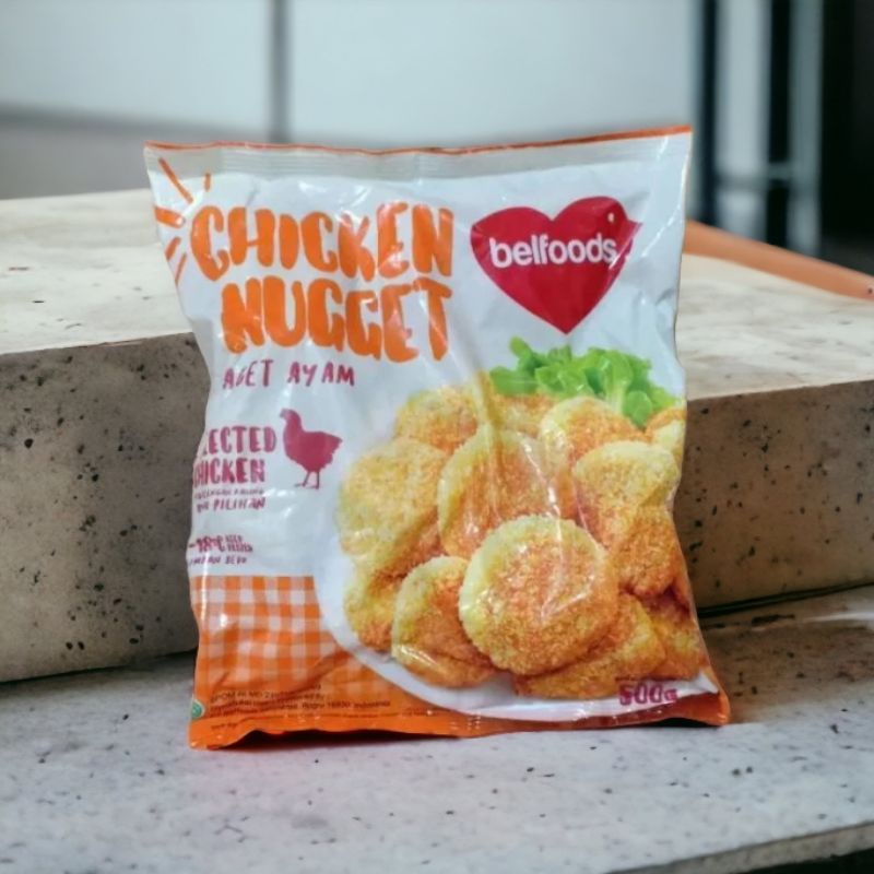 

RN_Frozen - Belfoods_Chicken_Nugget_Berat_500Gr_Lezat_Nugget-Ayam.-Ready