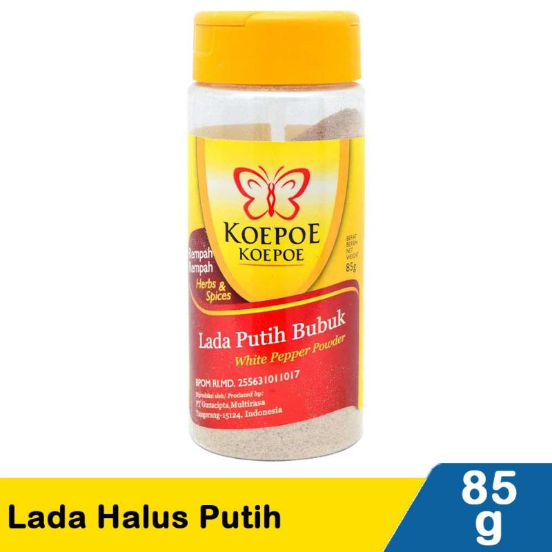 

Koepoe Koepoe Lada Halus Putih 85G