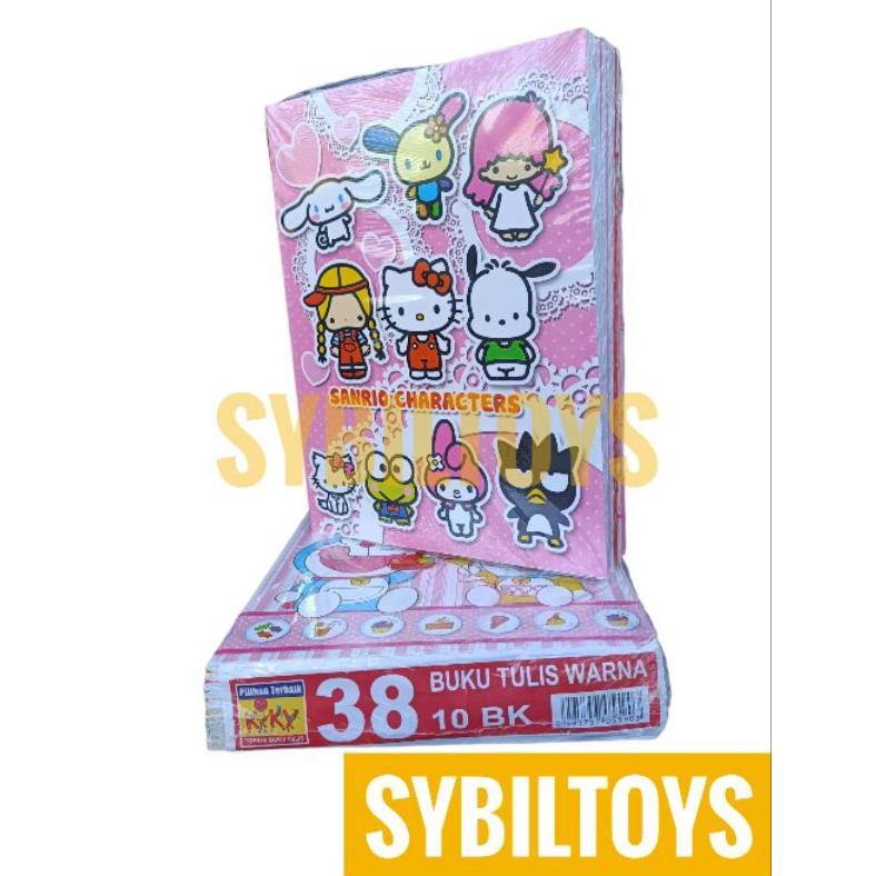 8.8 Buku Tulis Kiky 38 Lembar/Buku Tulis Kiky Full Warna 1 Pack Grosir 