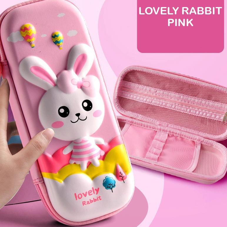 

8.8 Kotak Pensil 3D Timbul Unicorn Motif Timbul Tempat Pensil Pencil Case Kado Ultah Anak Hadiah Ulang Tahun Anak Perempuan Kotak Pensil Rabbit Grosir !!