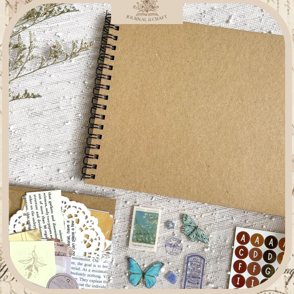 

8.8 Scrapbook Album Kit Journaling Scrapbooking Kado Aesthetic Grosir !!