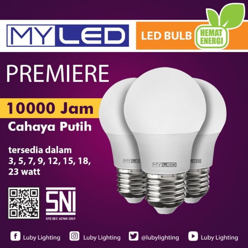 Lampu LED MYLED PREMIERE 12w